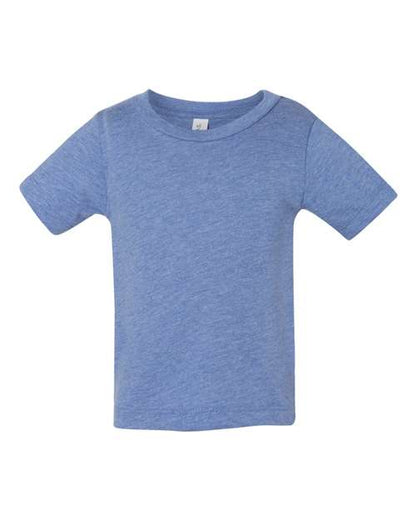 BELLA + CANVAS 3413B Blue Triblend front