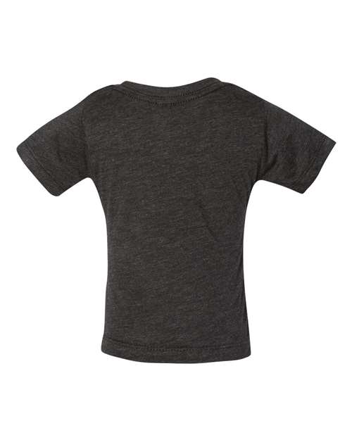 BELLA + CANVAS 3413B Charcoal Black Triblend back