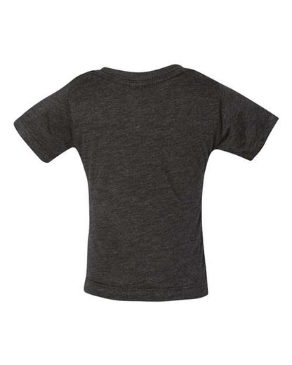 BELLA + CANVAS 3413B Charcoal Black Triblend back