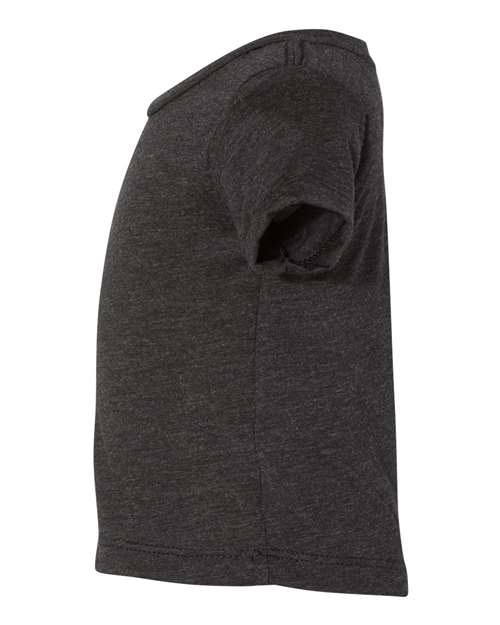 BELLA + CANVAS 3413B Charcoal Black Triblend direct side