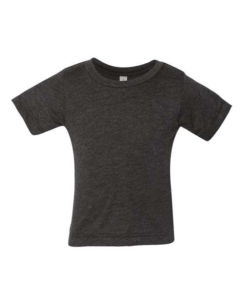BELLA + CANVAS 3413B Charcoal Black Triblend front