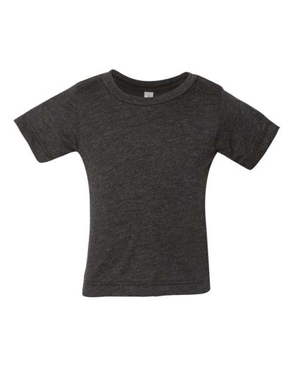 BELLA + CANVAS 3413B Charcoal Black Triblend front