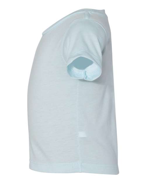 BELLA + CANVAS 3413B Ice Blue Triblend direct side