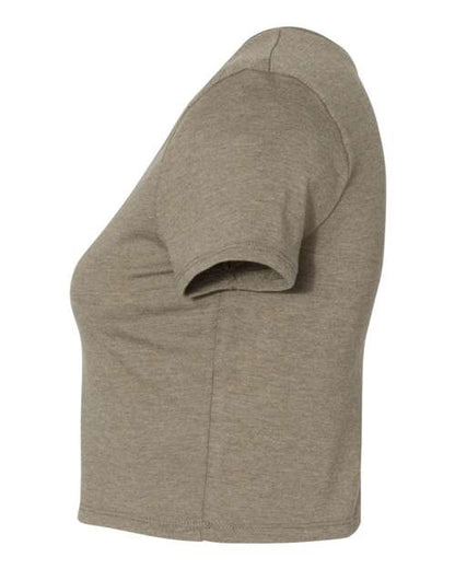 BELLA + CANVAS 6681 Heather Olive direct side