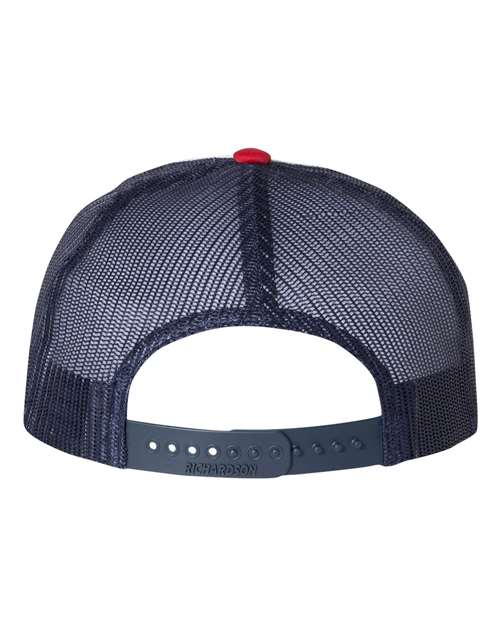 Richardson 113 White/ Navy/ Red back