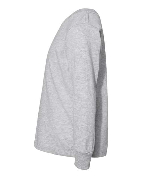 BELLA + CANVAS 3501T Athletic Heather direct side
