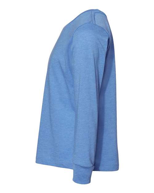 BELLA + CANVAS 3501T Heather Columbia Blue direct side