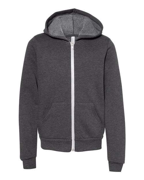 BELLA + CANVAS 3739Y Dark Grey Heather front