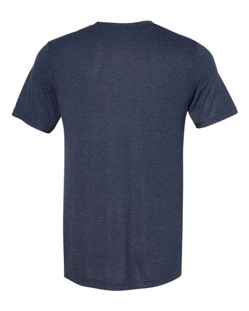 BELLA + CANVAS 3880 Heather Navy back