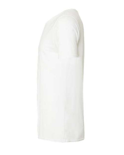 BELLA + CANVAS 3414 Solid White Triblend direct side