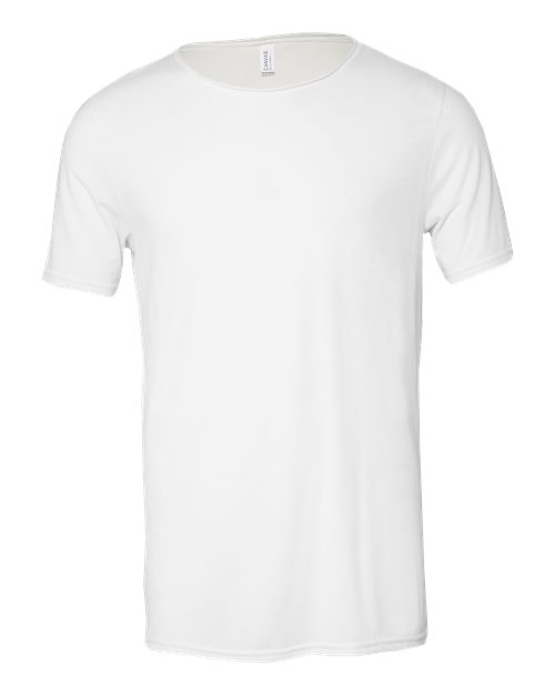 BELLA + CANVAS 3414 Solid White Triblend front