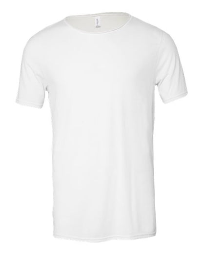 BELLA + CANVAS 3414 Solid White Triblend front