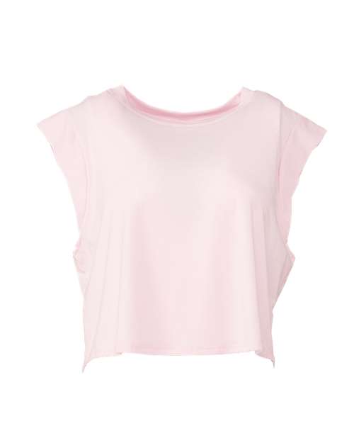 BELLA + CANVAS 8483 Pink Triblend back