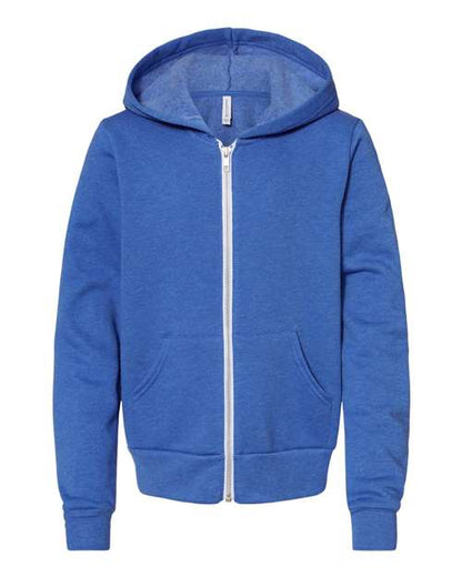 BELLA + CANVAS 3739Y Heather True Royal front