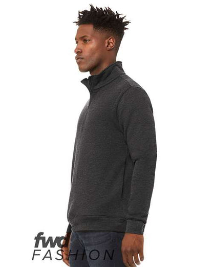 BELLA + CANVAS 3740 Dark Grey Heather direct side