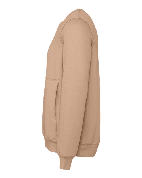 BELLA + CANVAS 3743 Heather Oat direct side