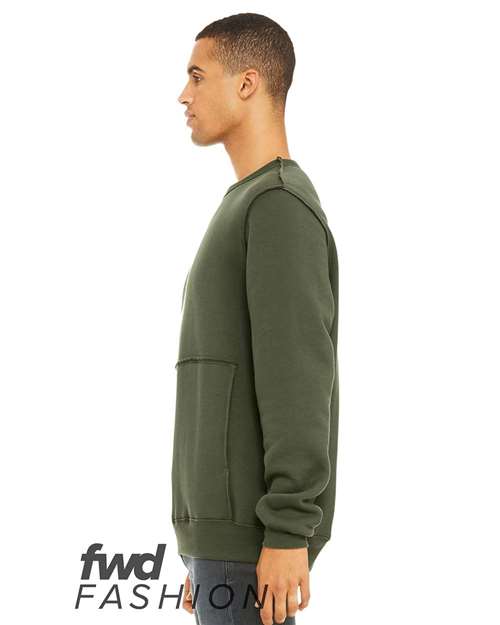 BELLA + CANVAS 3743 Military Green direct side
