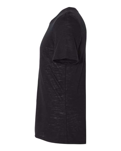 BELLA + CANVAS 6416 Solid Black Slub direct side