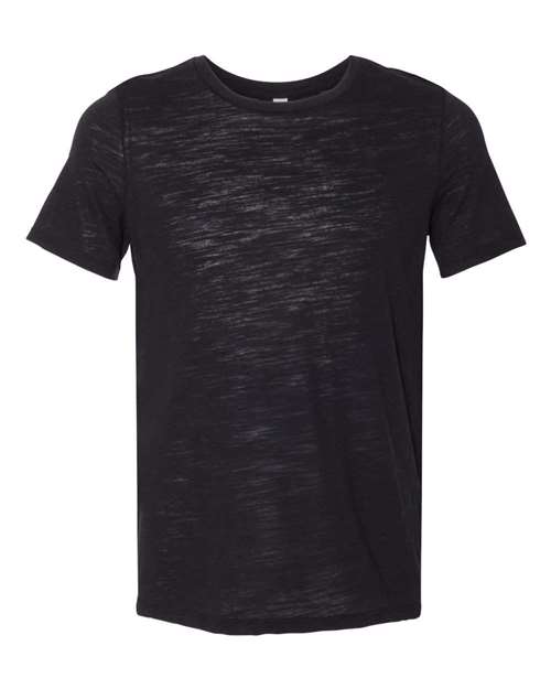 BELLA + CANVAS 6416 Solid Black Slub front