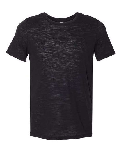 BELLA + CANVAS 6416 Solid Black Slub front