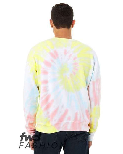 BELLA + CANVAS 3945RD Rainbow Pastel back