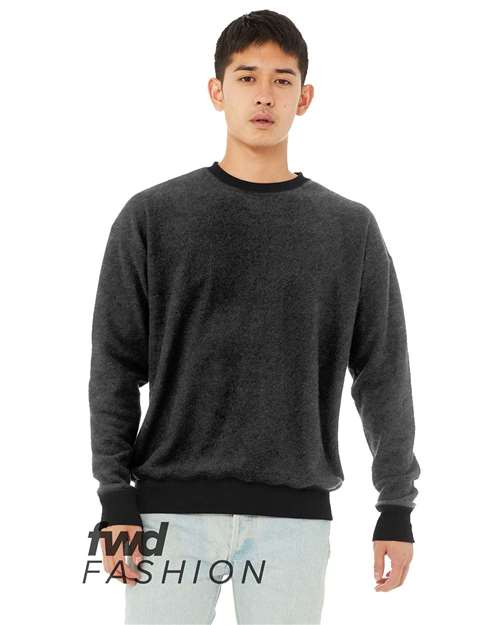 BELLA + CANVAS 3345 Black Heather front
