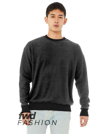 BELLA + CANVAS 3345 Black Heather front
