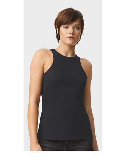 American Apparel 101CVC Black model front
