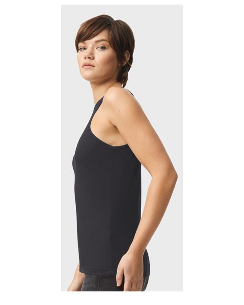 American Apparel 101CVC Black model side