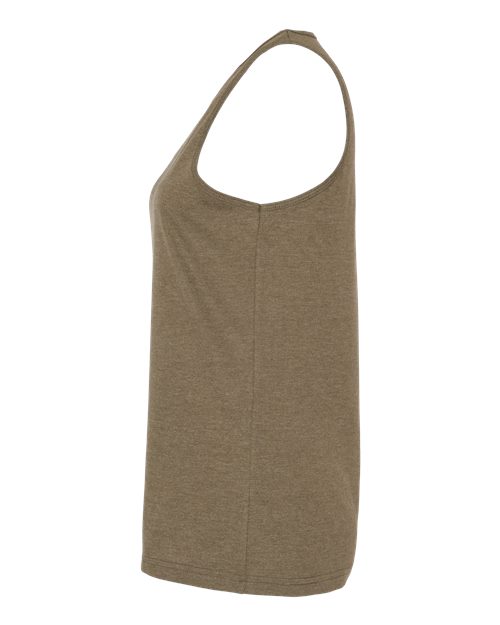 American Apparel 101CVC Heather Army direct side