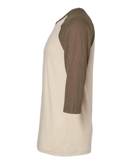 American Apparel 2003CVC Heather Bone/ Heather Army direct side