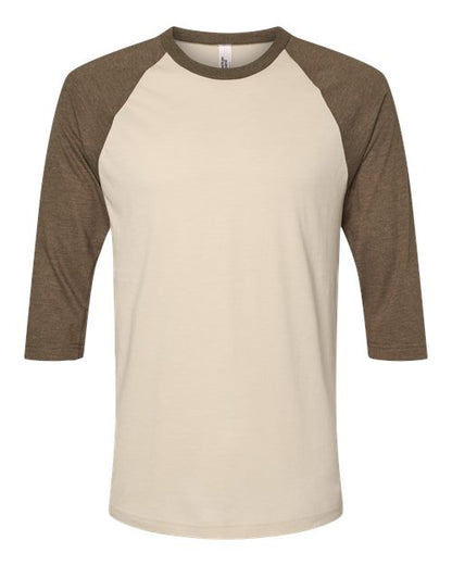 American Apparel 2003CVC Heather Bone/ Heather Army front