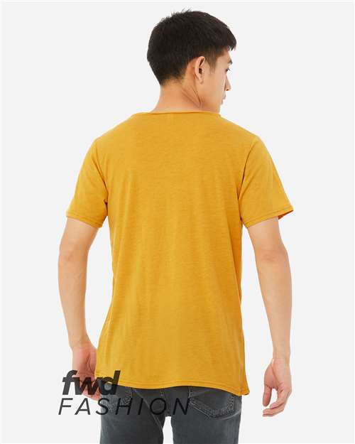 BELLA + CANVAS 3414 Mustard Triblend model back
