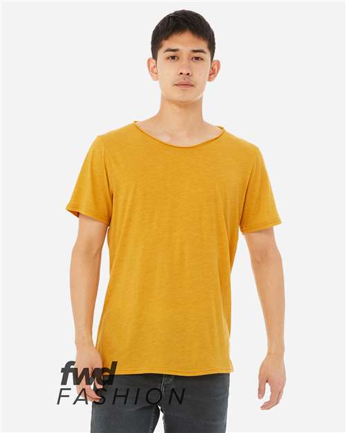 BELLA + CANVAS 3414 Mustard Triblend model front