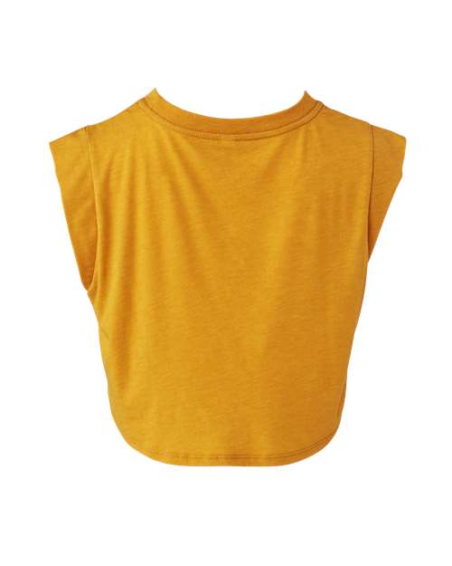 BELLA + CANVAS 8483 Mustard Triblend back
