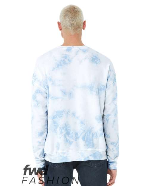 BELLA + CANVAS 3945RD White/ Sky Blue back