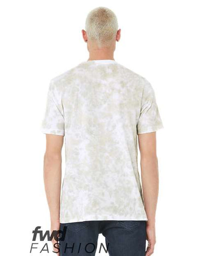 BELLA + CANVAS 3100RD White/ Olive Oil back