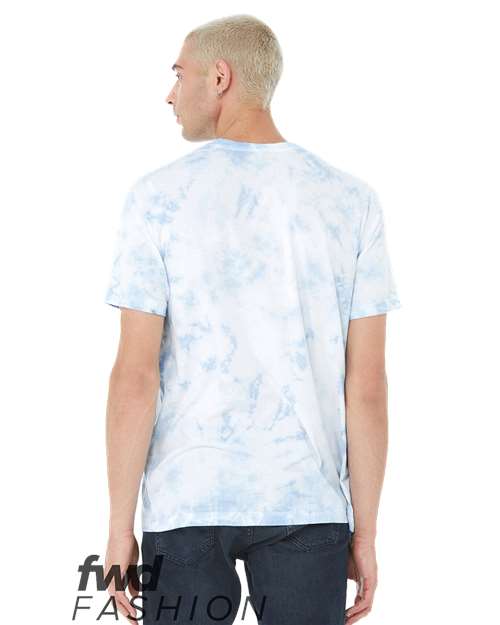 BELLA + CANVAS 3100RD White/ Sky Blue back