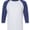 American Apparel American Apparel 2003CVC White/ Heather Indigo swatch