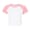 BELLA + CANVAS BELLA + CANVAS 1201 White/ Pink swatch